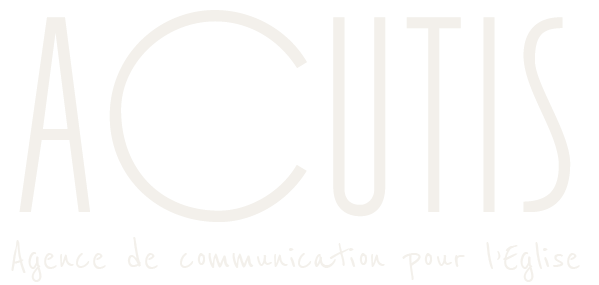 Logo de l’agence Acutis, spécialisée dans la communication pour l’Église catholique