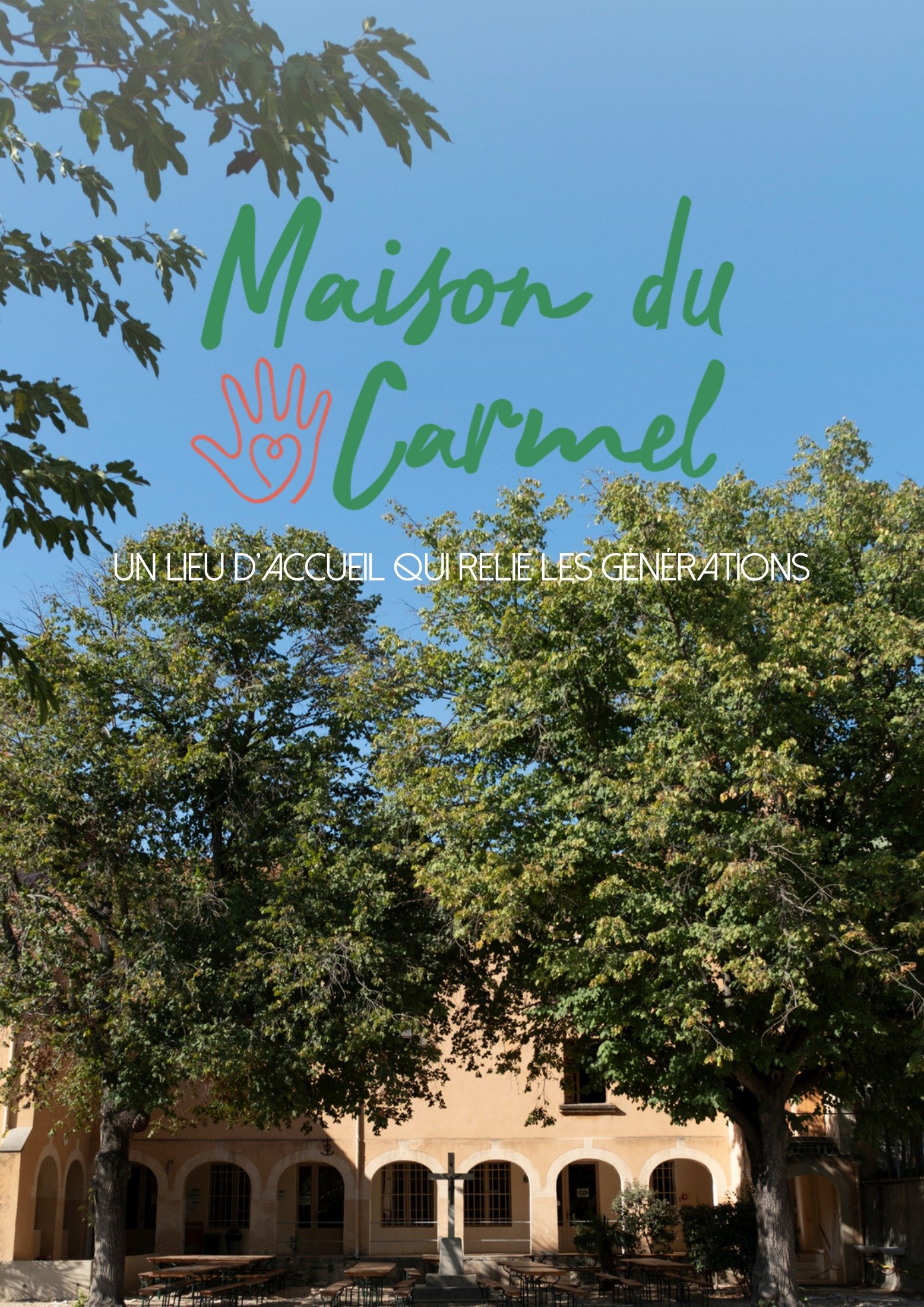 Page 1 du dossier de presse : couverture de la Maison du Carmel