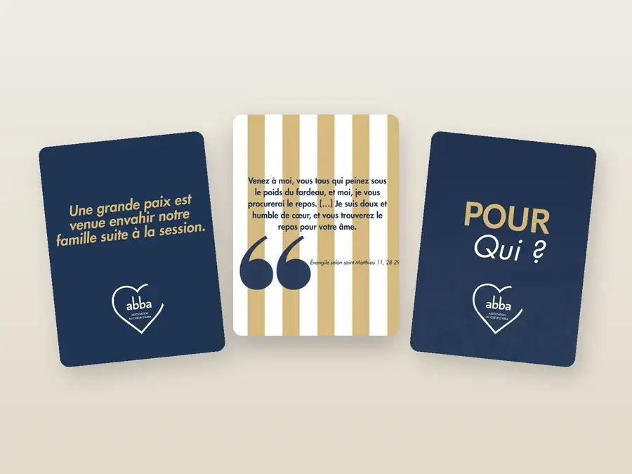 Publications Instagram réalisées pour l'association Au cœur d'Abba